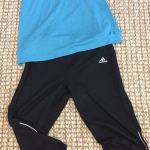 Under armour tank adidas capri